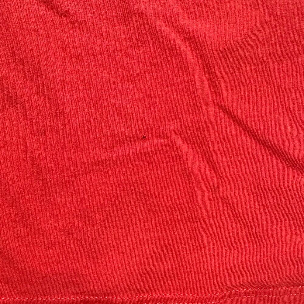 Disney red‎ rainbow Minnie cotton cropped oversized graphic shirt SIZE S - Picture 3 of 5